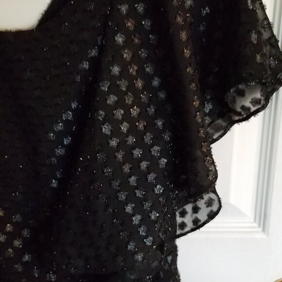 Isaac Mizrahi sparkly blouse, size 8 - Picture 11 of 13
